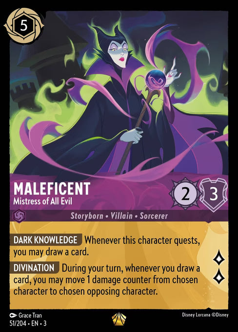 Maleficent - Mistress of All Evil Disney Lorcana card
